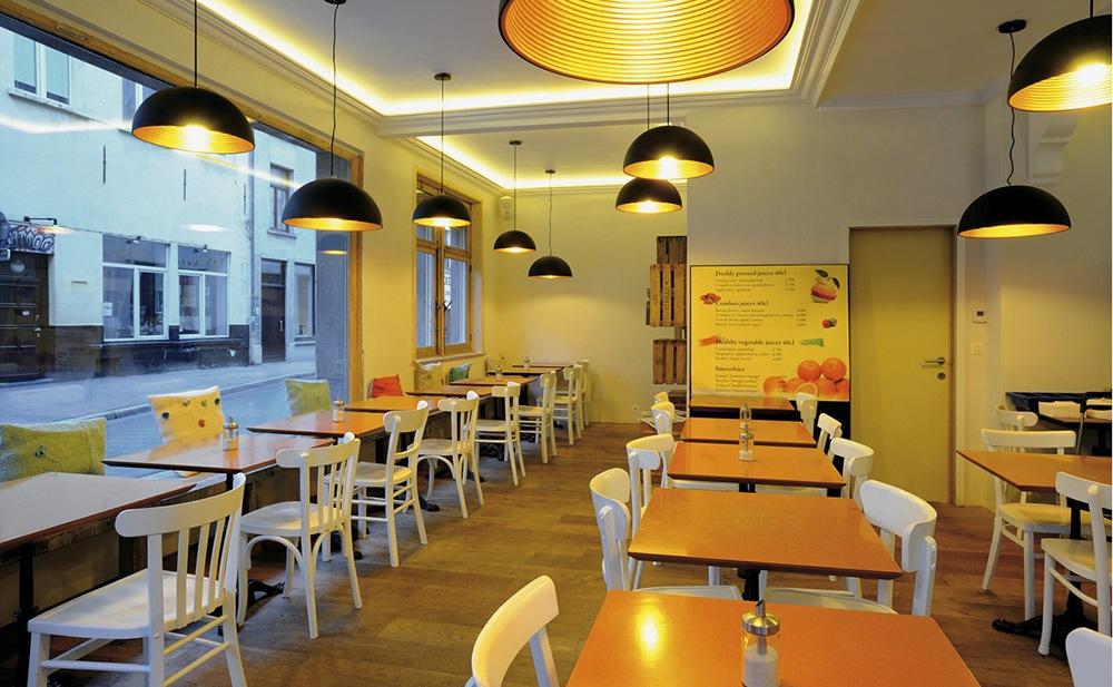 Plastic pendant lamp with dimmer in a contemporary style | Forchini by SLV