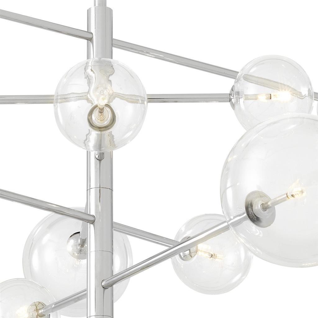 Metal pendant lamp | Argento by Eichholtz