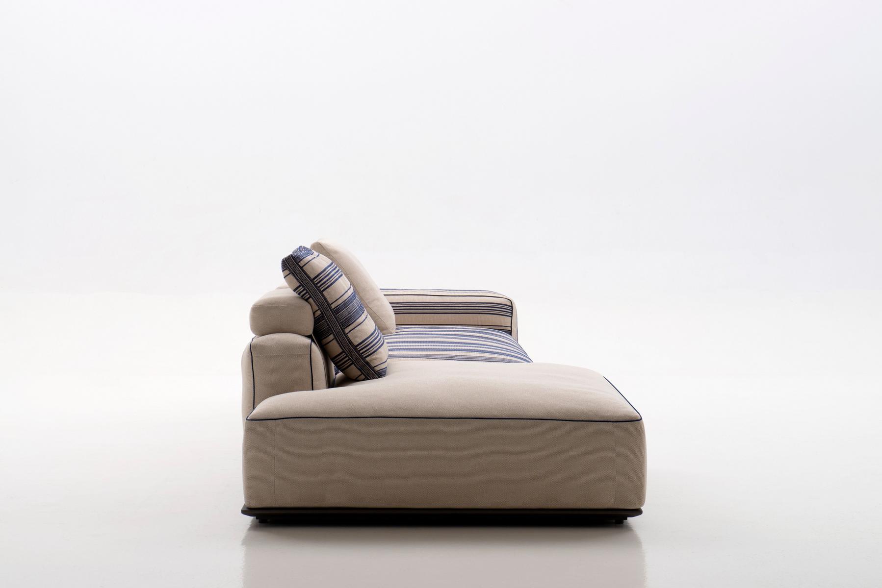 Sectional fabric garden sofa | Hybrid by B&B Italia