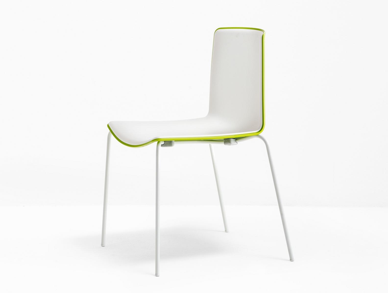 Stackable plastic restaurant chair | Tweet 890 by Pedrali