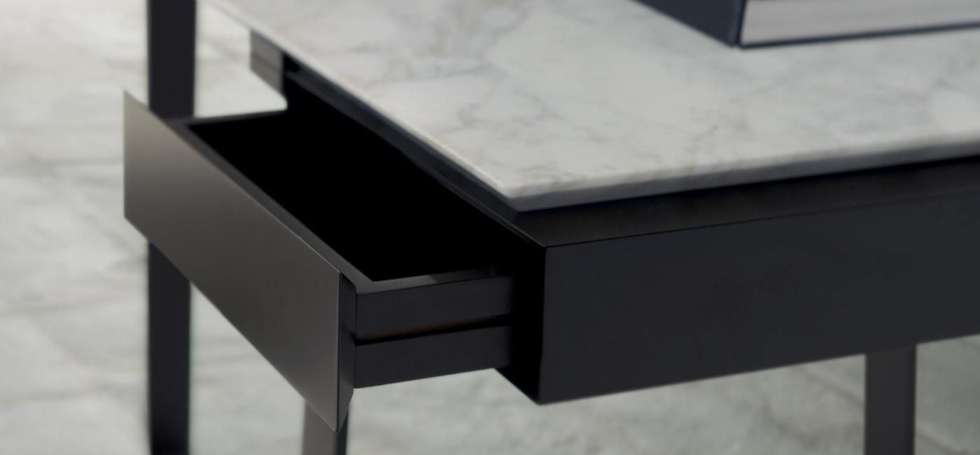Marble secretary desk with drawers | Omega by Natuzzi Italia