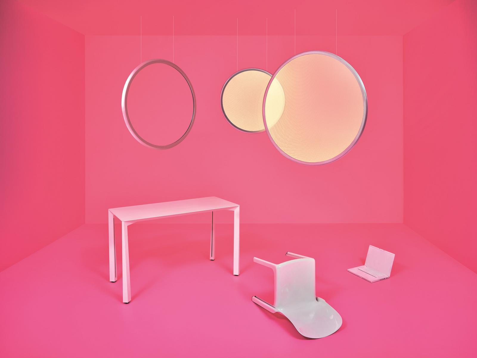 LED direct light technopolymer pendant lamp | Discovery Vertical by Artemide