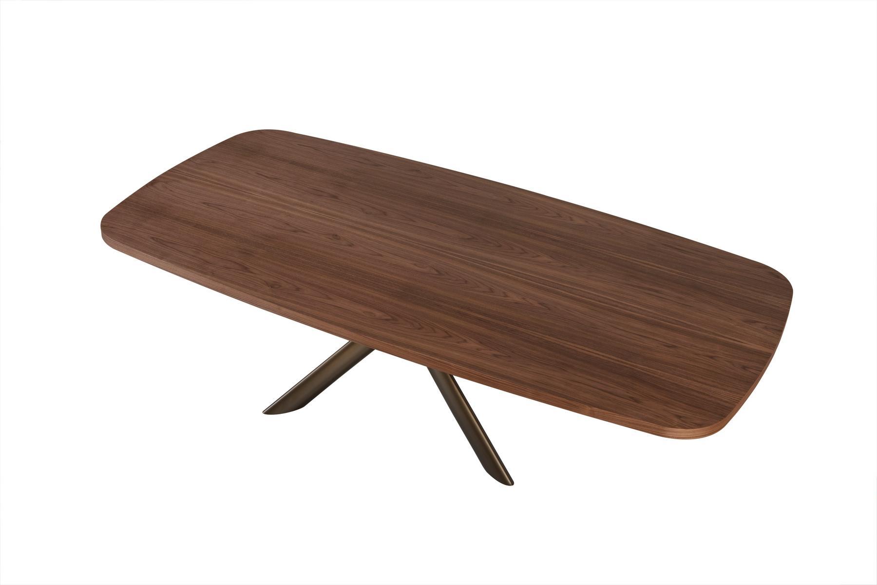 Rectangular walnut table | Style by Tonin Casa