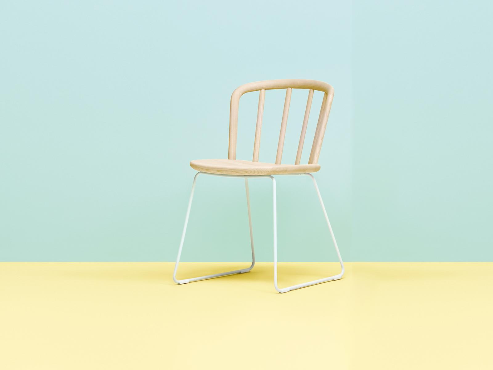 Sled base ash chair | Nym 2850 by Pedrali