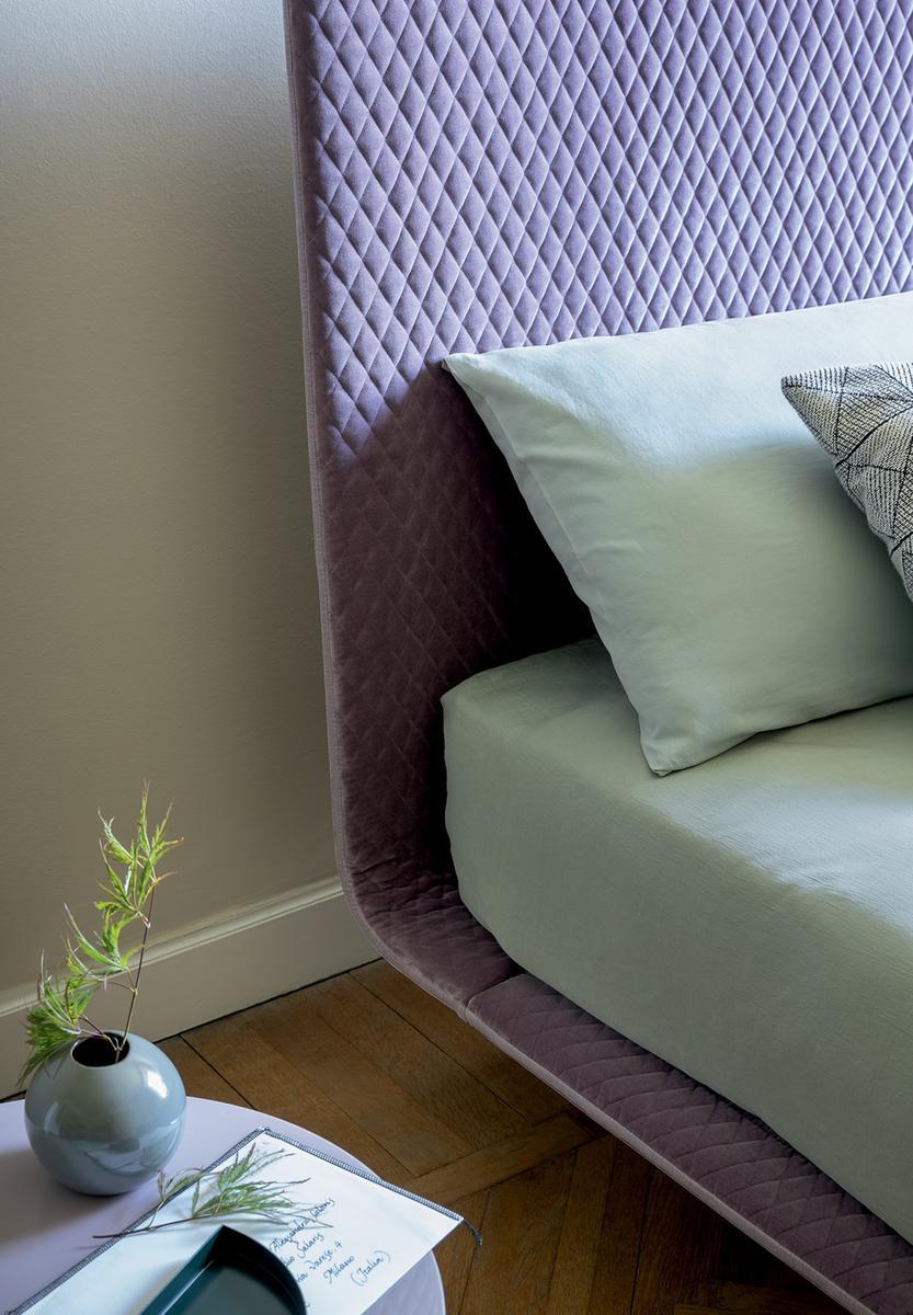 Double bed with removable cover | Thin by Bonaldo