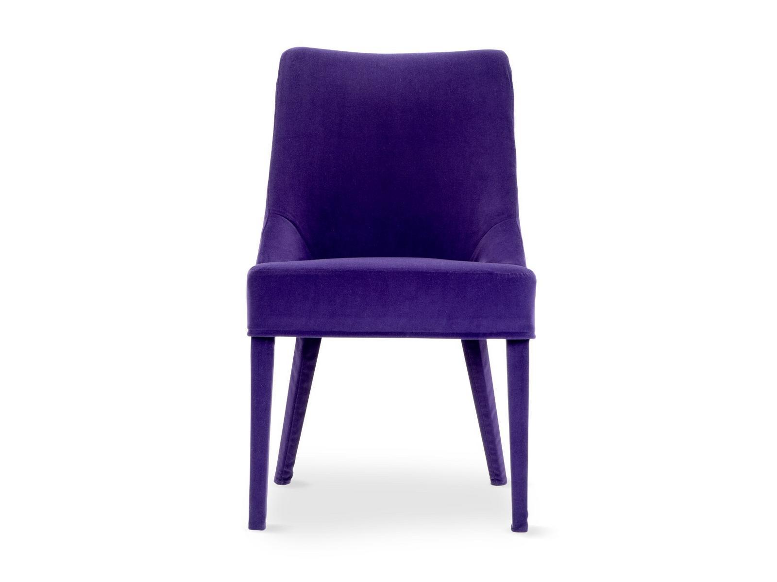 Upholstered fabric chair with removable cover | Blath by Domingo salotti