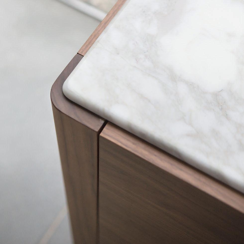 Walnut sideboard | Atlante 3 by Porada