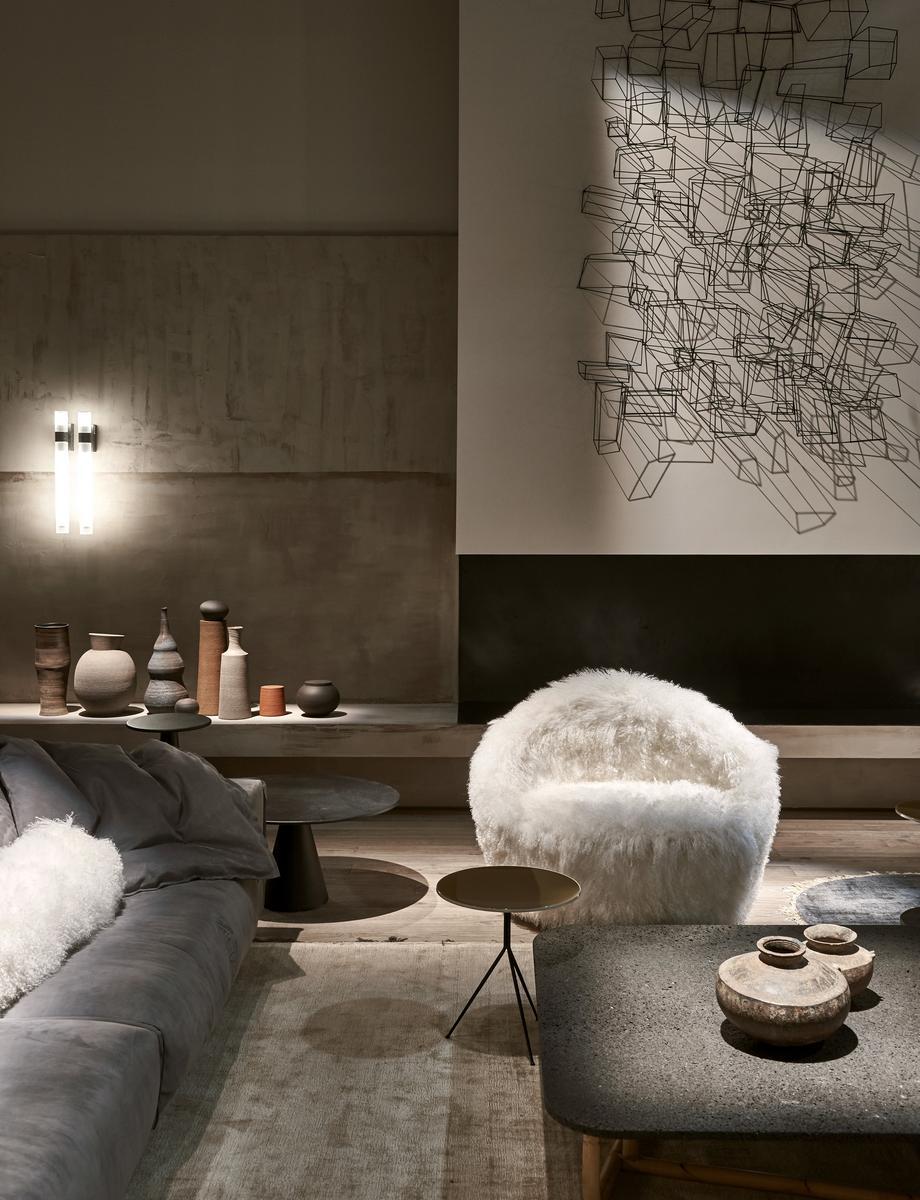 Low rectangular coffee table for living room | Malacca by Baxter