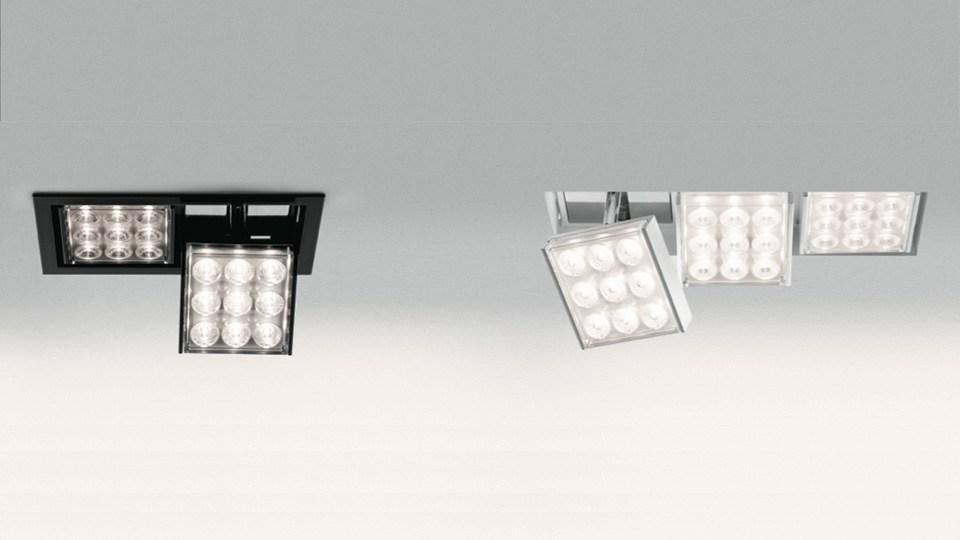 LED Ceiling adjustable aluminium | Pad 80 by Artemide