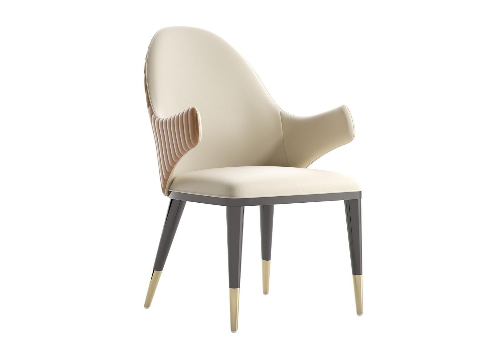 Upholstered fabric chair with armrests | Diva C/b by Capital Collection