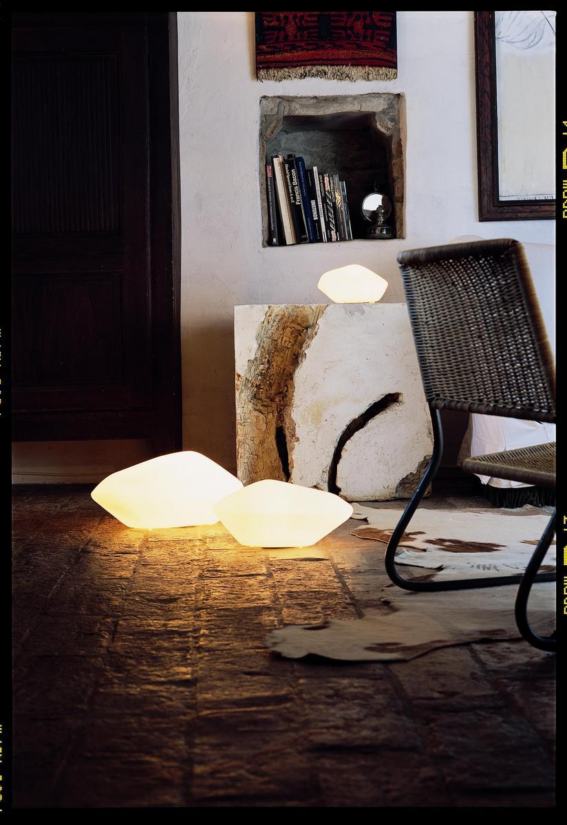 Blown glass table lamp | Stone Of Glass - 202/203/204 by Oluce