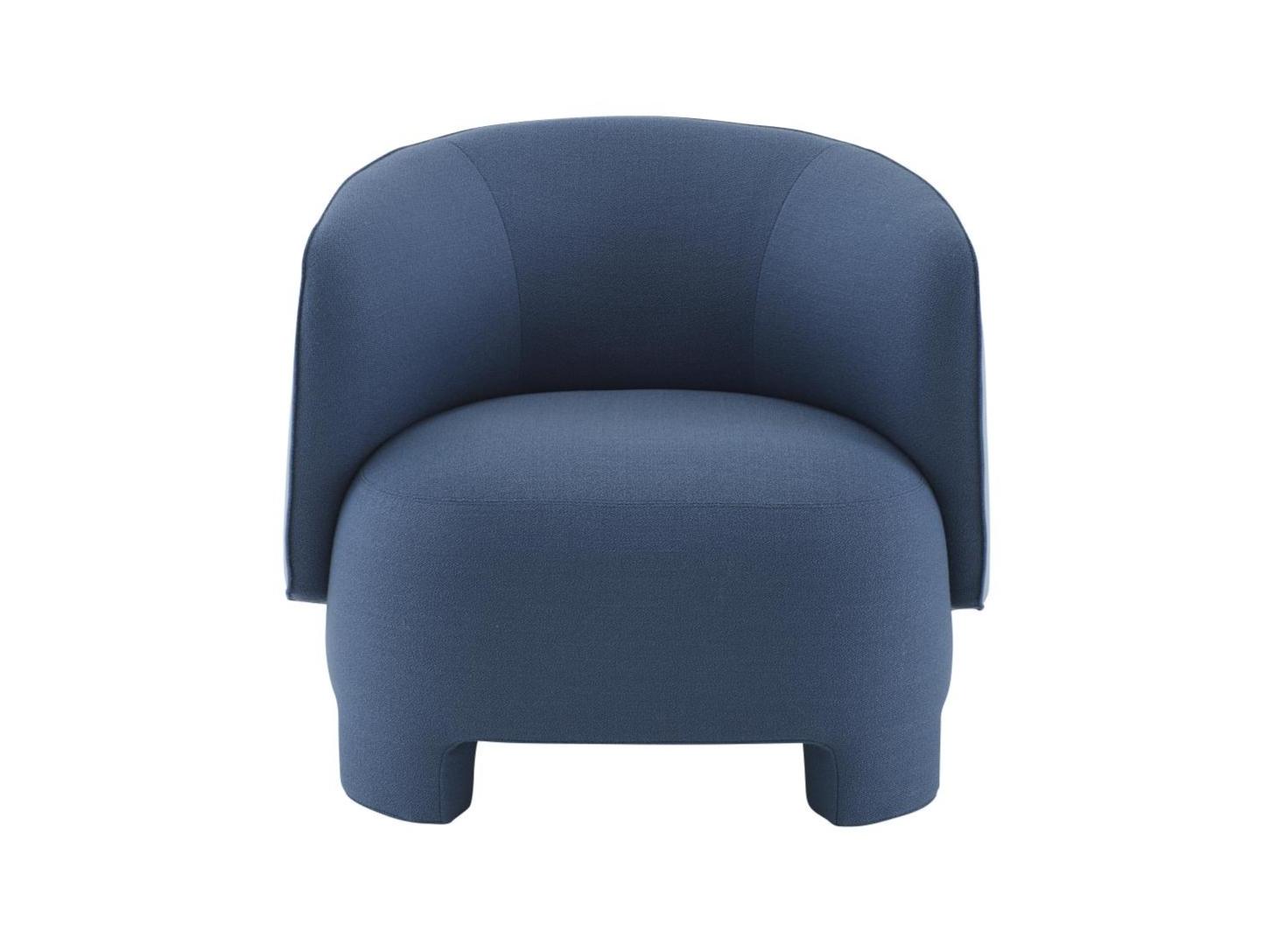 Fabric easy chair with armrests | Taru by Ligne Roset