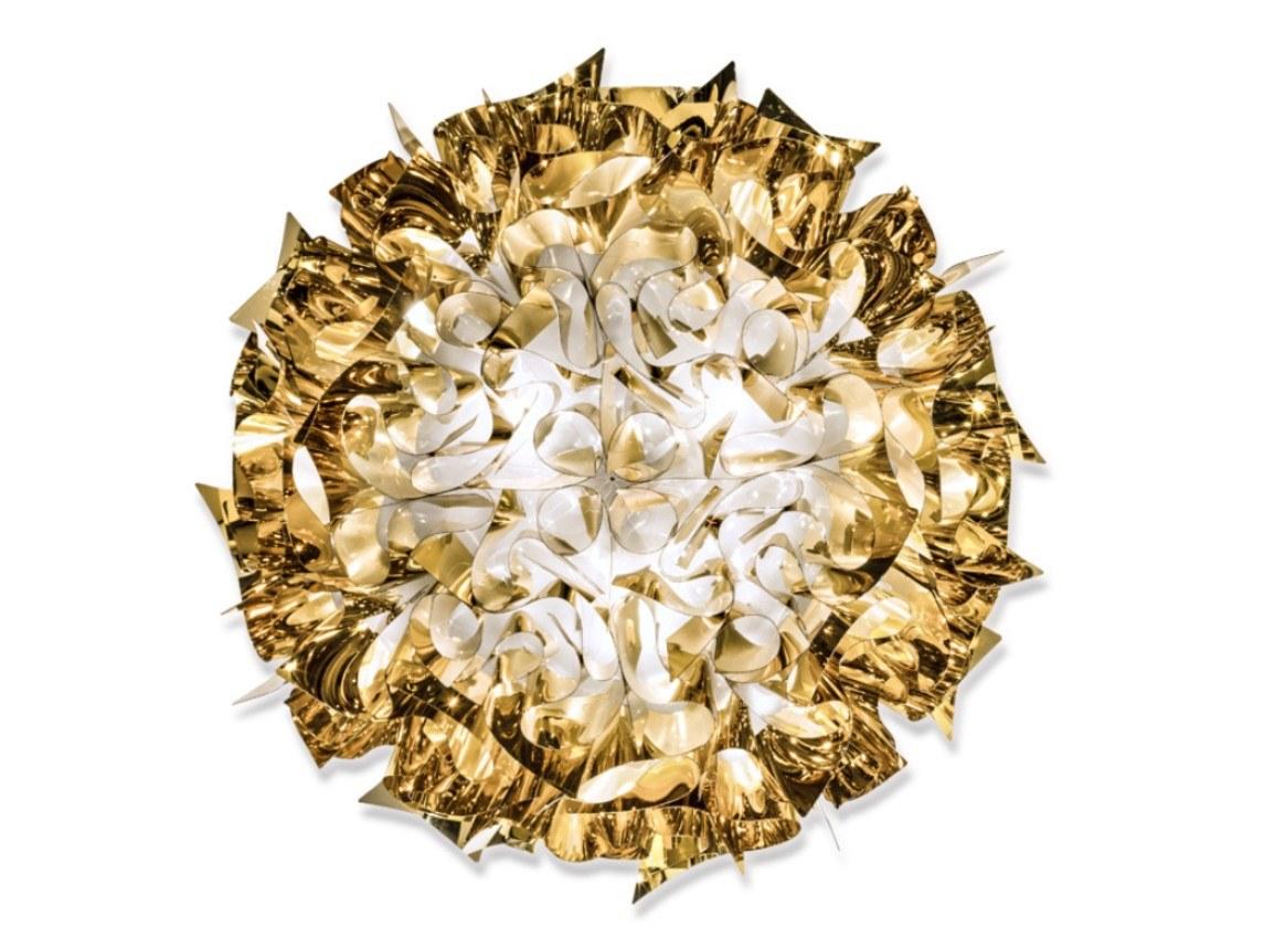 Goldflex® wall lamp / ceiling lamp | Veli Large Gold by Slamp