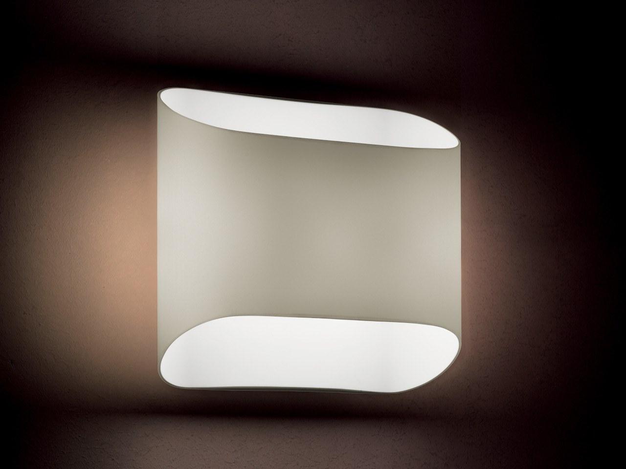 LED blown glass wall light | Abbey P by Leucos