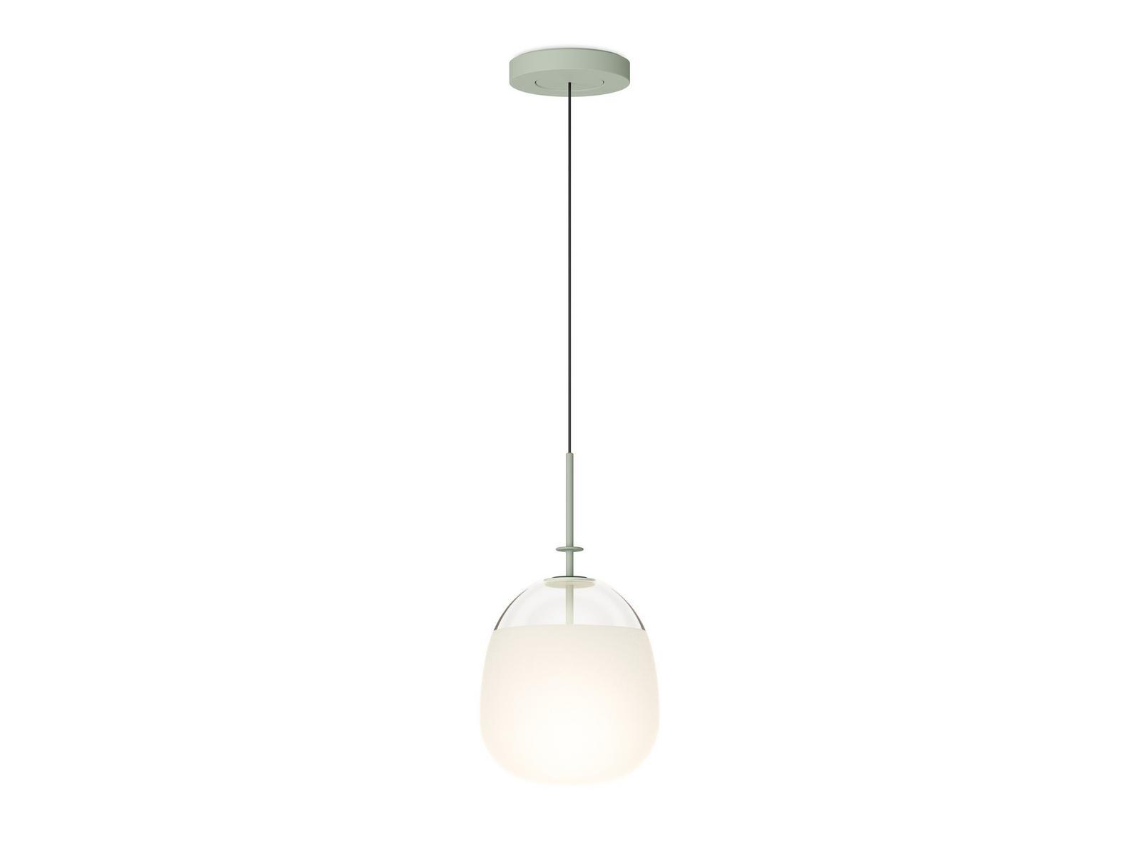 LED direct light glass and steel pendant lamp | Tempo 5772_5778 by Vibia