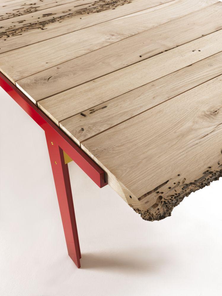 Rectangular wood table | Touch by Riva 1920