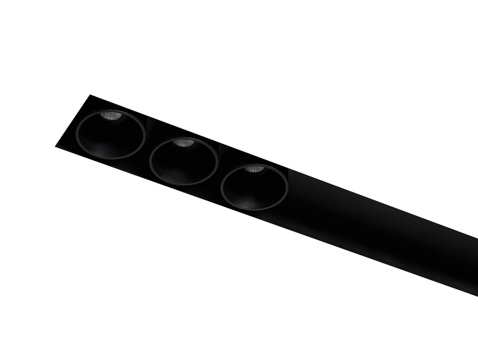 Aluminium linear lighting profile for LED modules | Black Foster Custom by Arkoslight