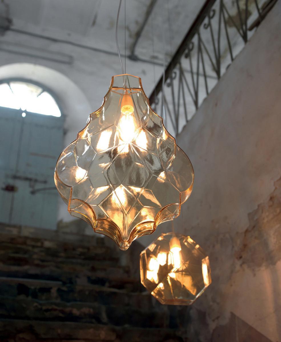 Glass pendant lamp | 24 Karati Se113 by Karman