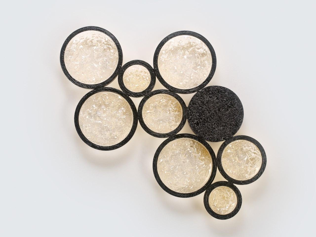 LED handmade bronze wall light | Luna Ap1460 by Serip