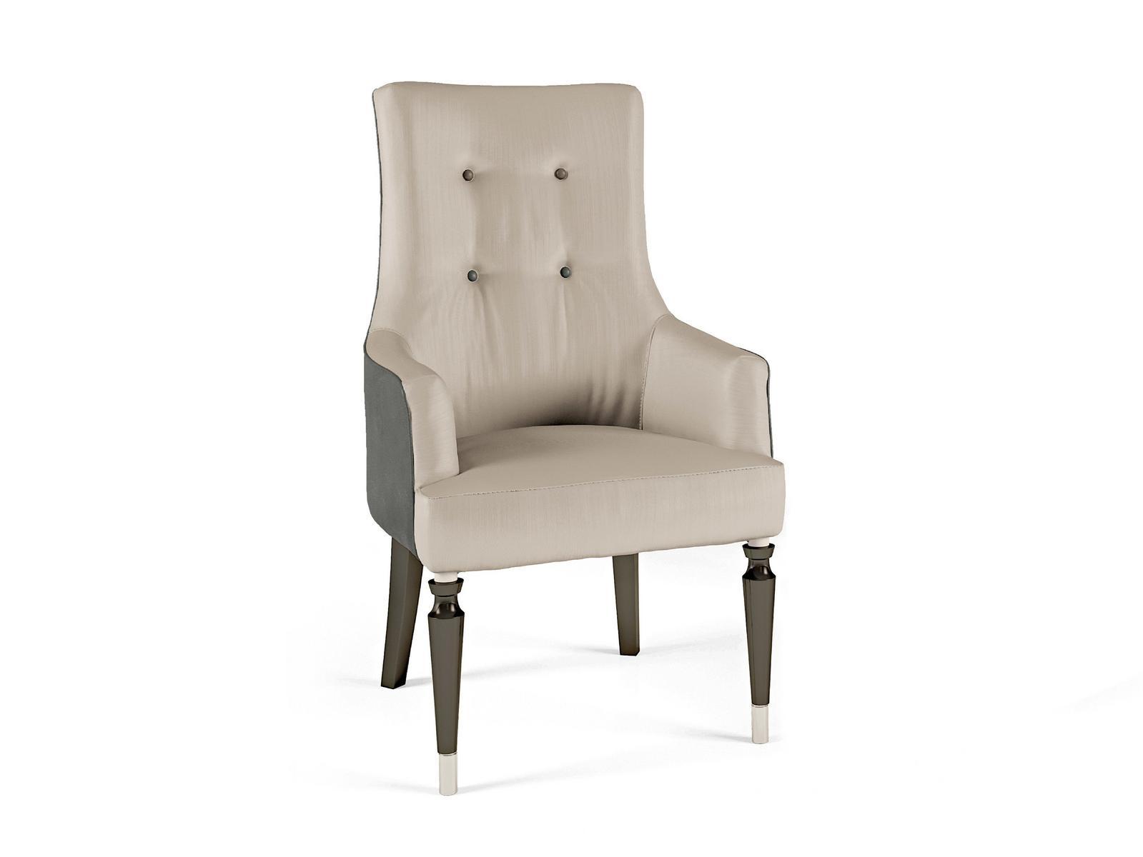 Upholstered fabric chair with armrests | Palais Royal by Ezio Bellotti