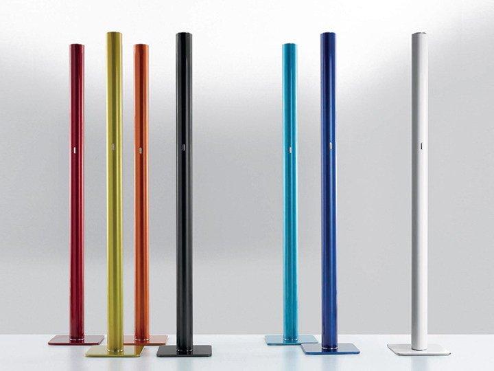 LED indirect light aluminium floor lamp with dimmer | Ilio by Artemide