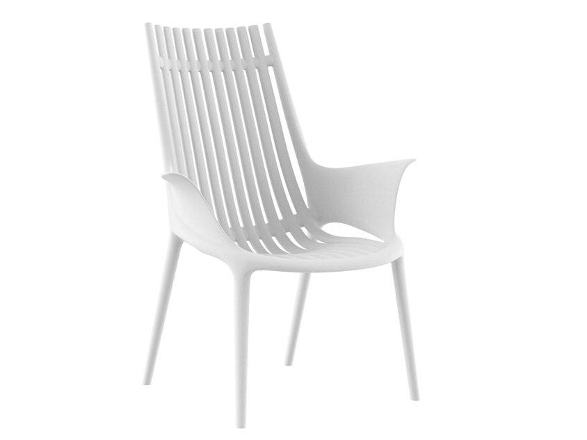 Garden easy chair high-back | Ibiza by Vondom