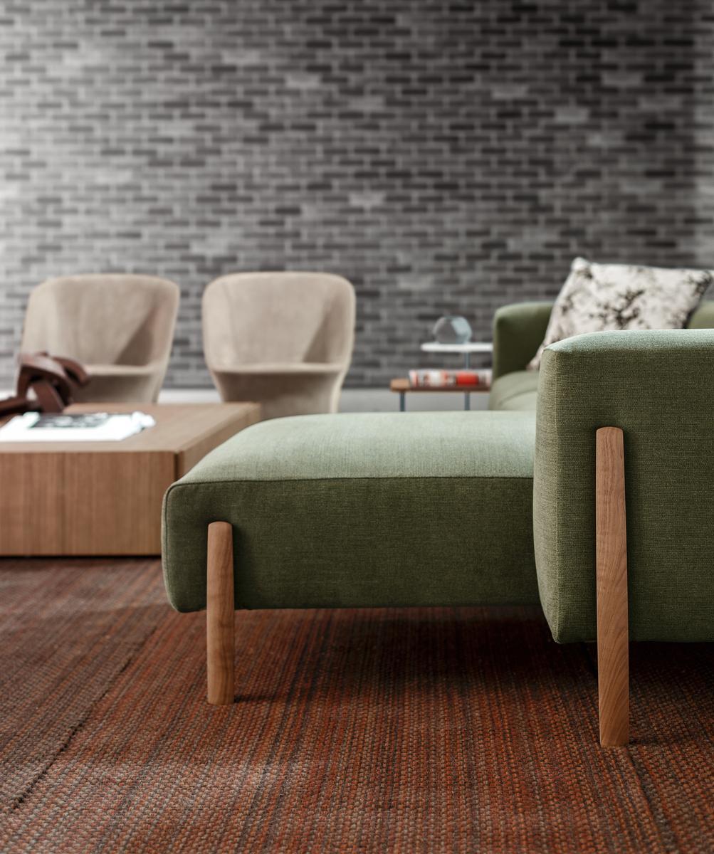 Sectional fabric sofa | All-in by Pianca