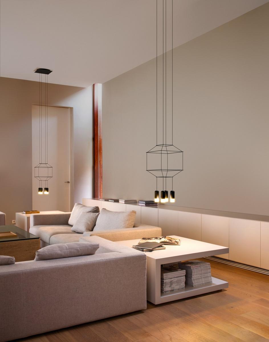 LED pendant lamp | Wireflow 4 by Vibia