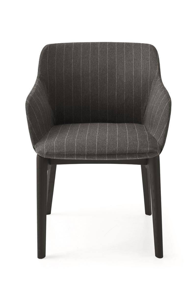 Upholstered chair with armrests | Elle by Calligaris
