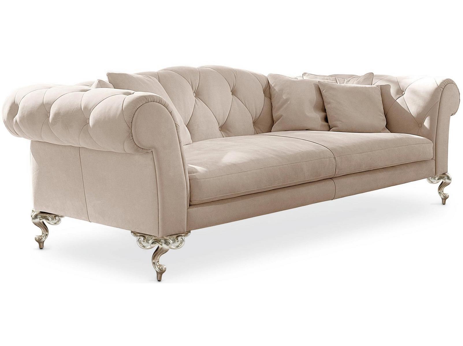 Tufted 3 seater nabuk sofa | George by Cantori