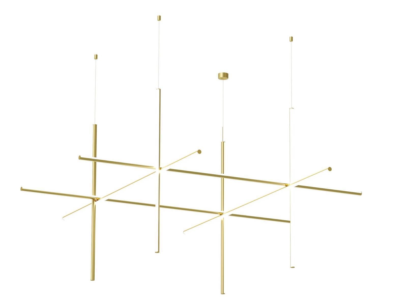 LED extruded aluminium pendant lamp | Coordinates S4 by Flos