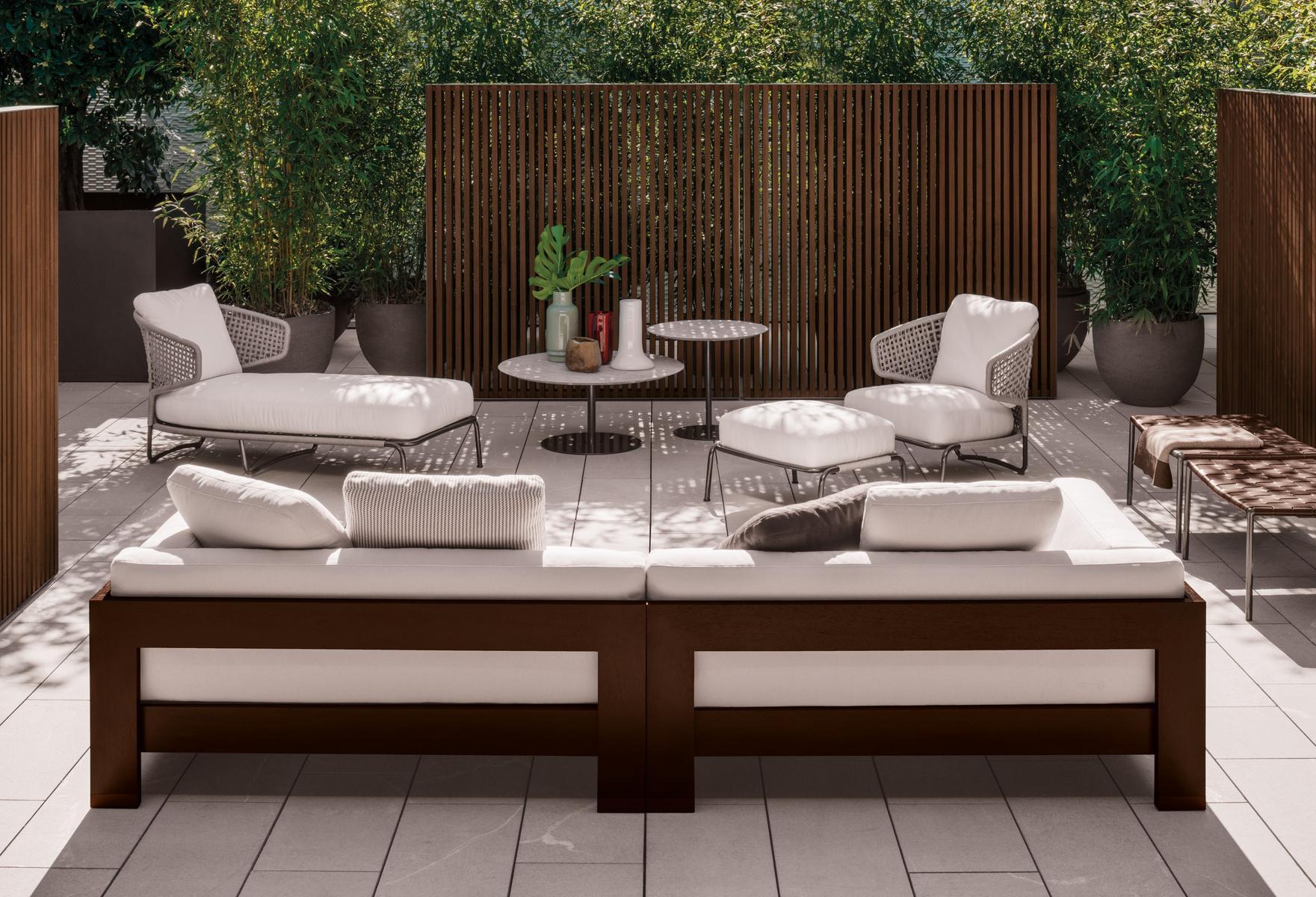 Outdoor sofa | Alison Dark Brown Outdoor by Minotti