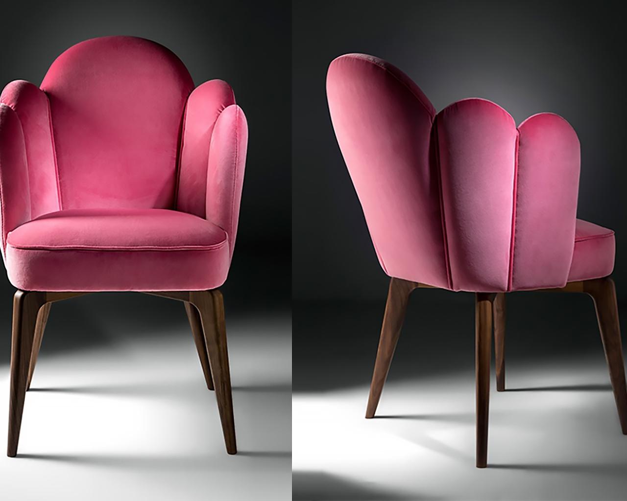 Velvet armchair | Flora by Annibale Colombo