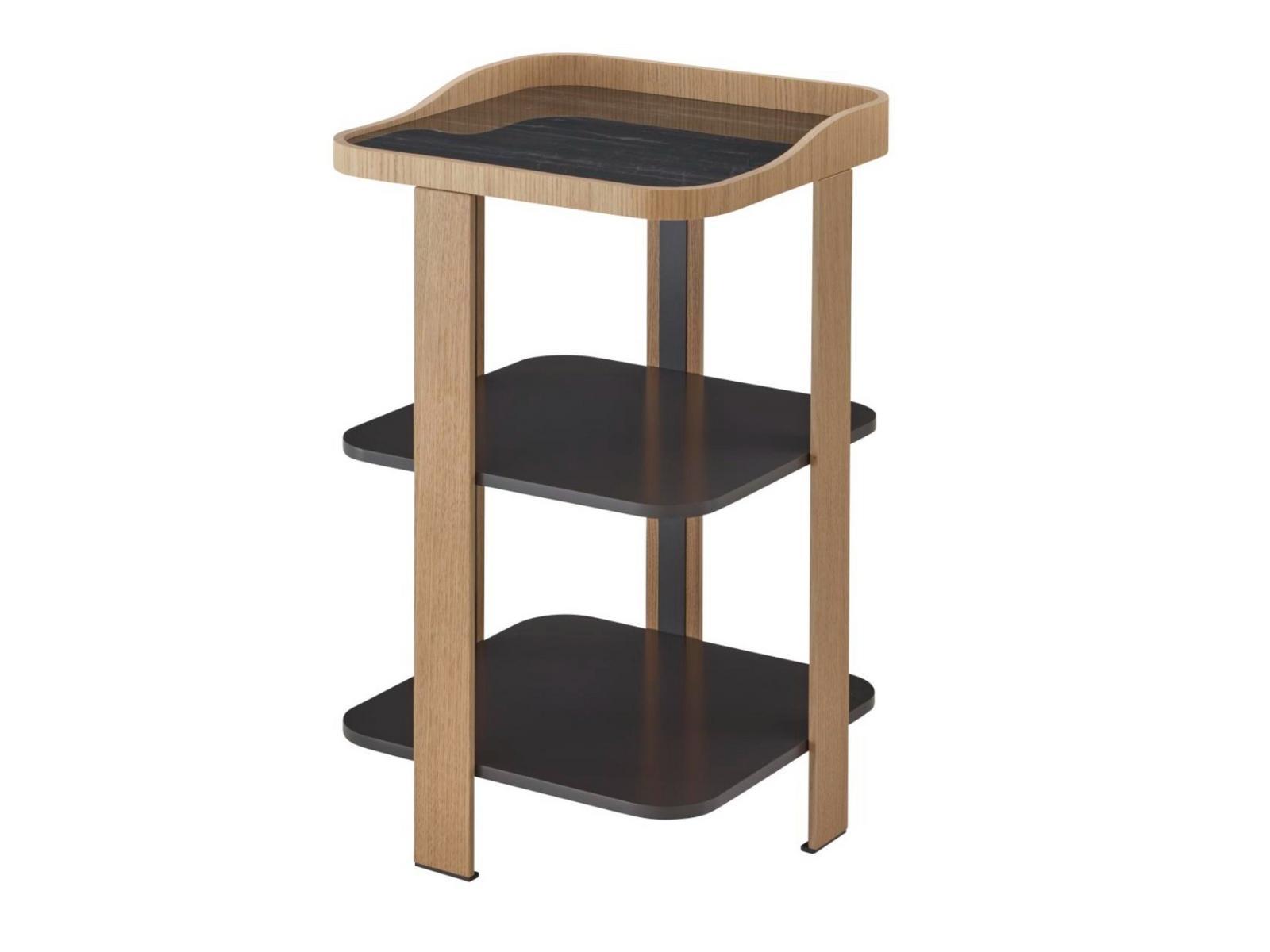 Wood veneer coffee table / bedside table | Postmoderne by Ligne Roset