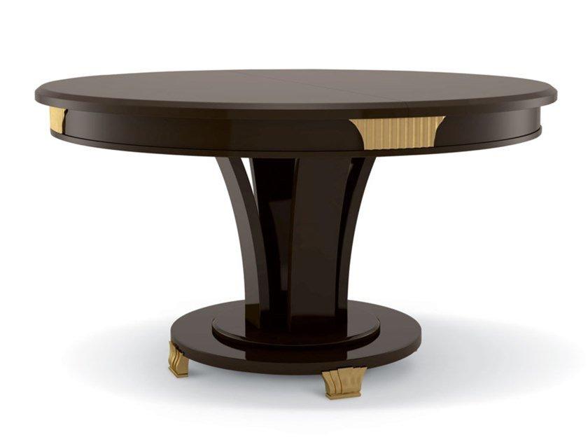 Extending round wooden table | 2113 by Carpanese home