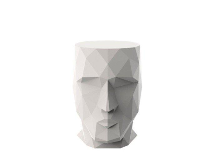 Low plastic garden stool | Adan by Vondom