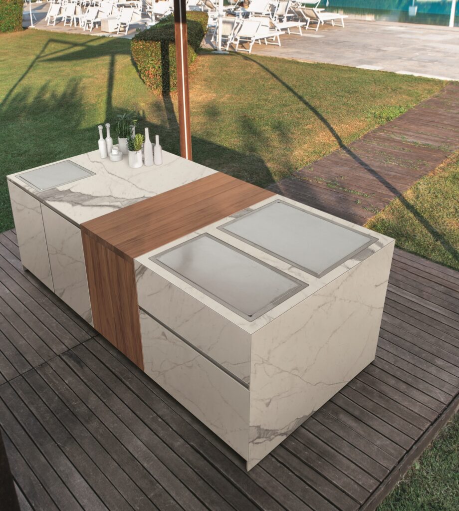 Kitchen with handles Aster Cucine Outdoor