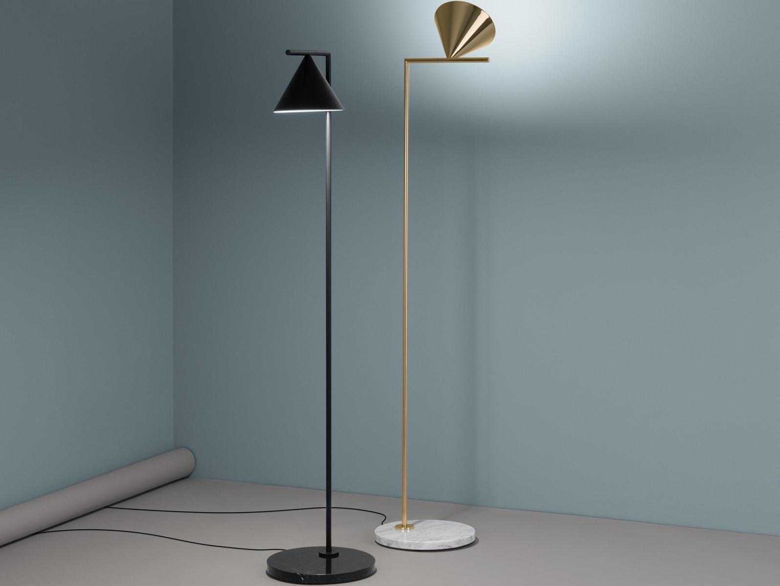 LED direct light aluminium floor lamp | Captain Flint by Flos