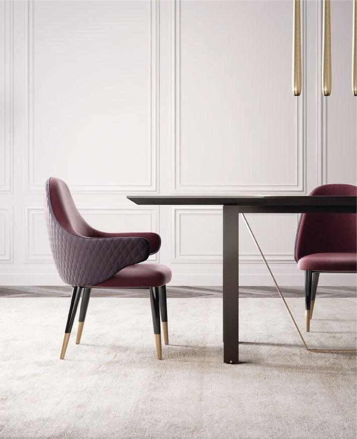 Rectangular wooden dining table | Prisma by Capital Collection