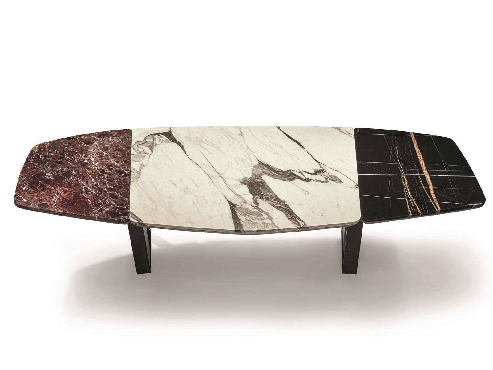 Oval metal table | Keope by Longhi