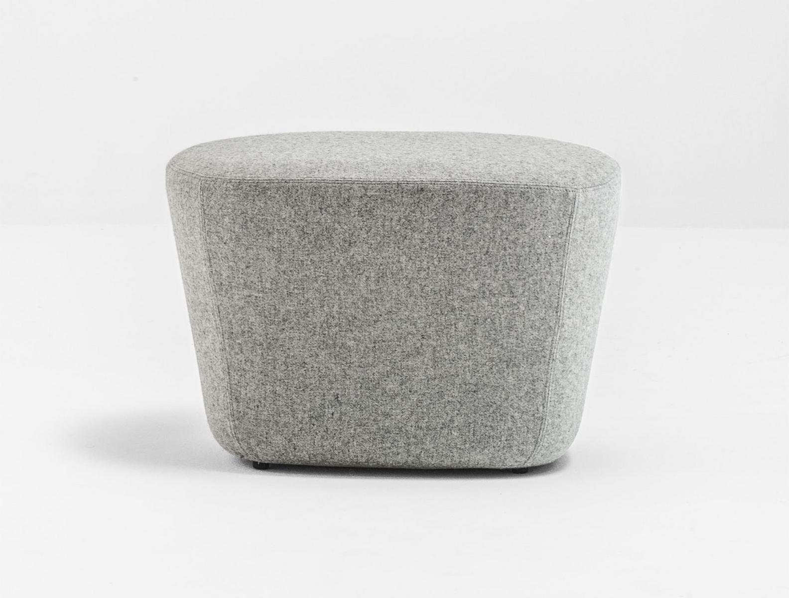Upholstered fabric pouf | Log 367 by Pedrali