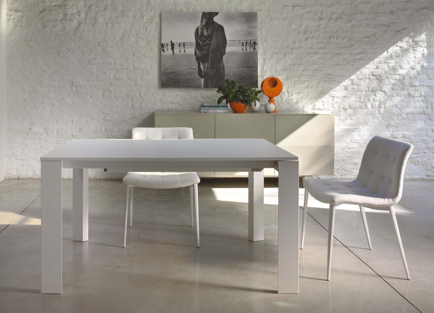 Rectangular glass table | Pascal by Bontempi