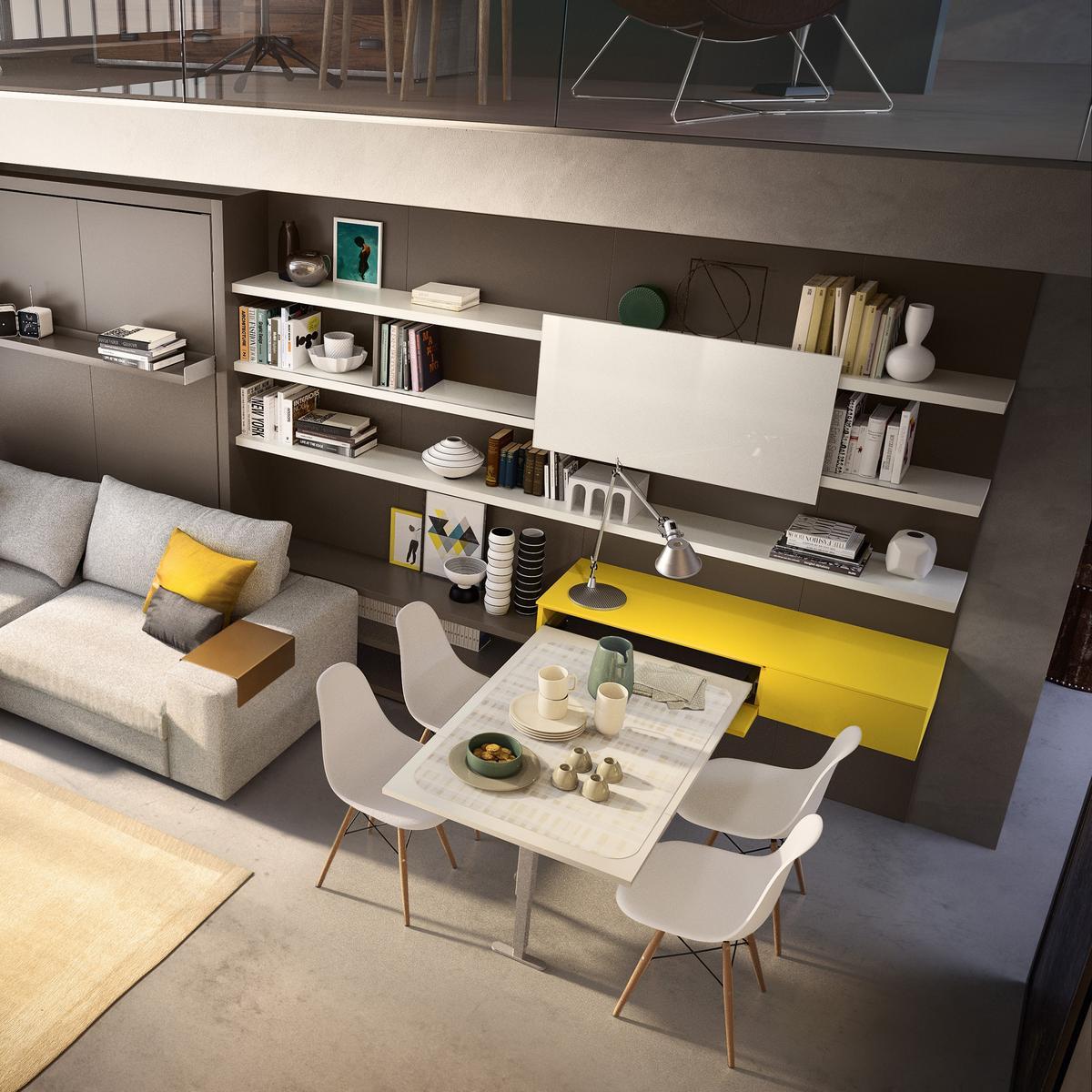 Pull-down Kids writing desk | App by CLEI