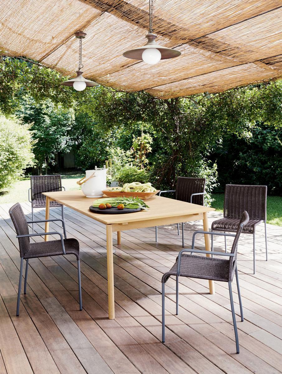 Stackable rope chair | Agra by Potocco