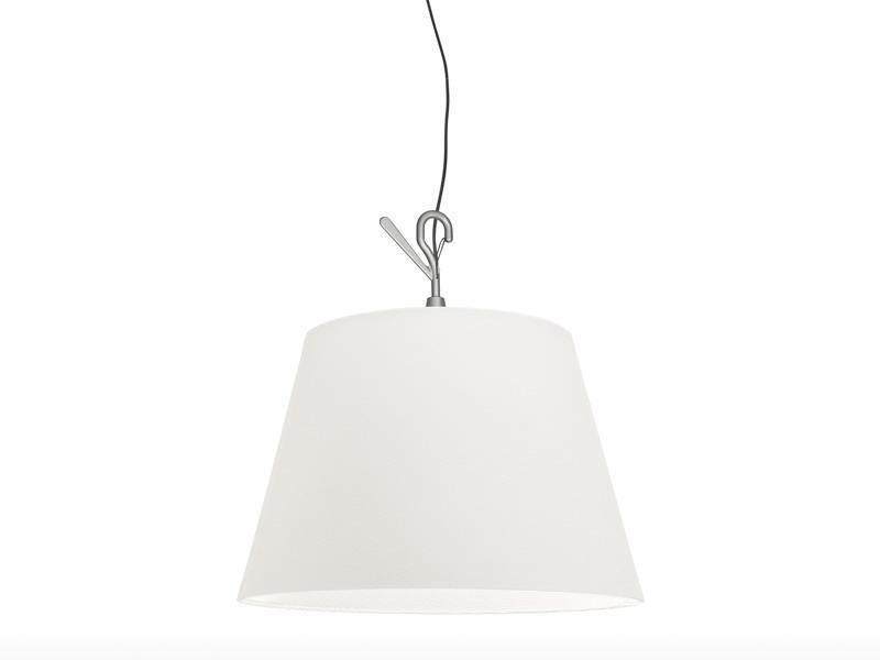 Fabric outdoor pendant lamp | Tolomeo Paralume Outdoor Hook by Artemide