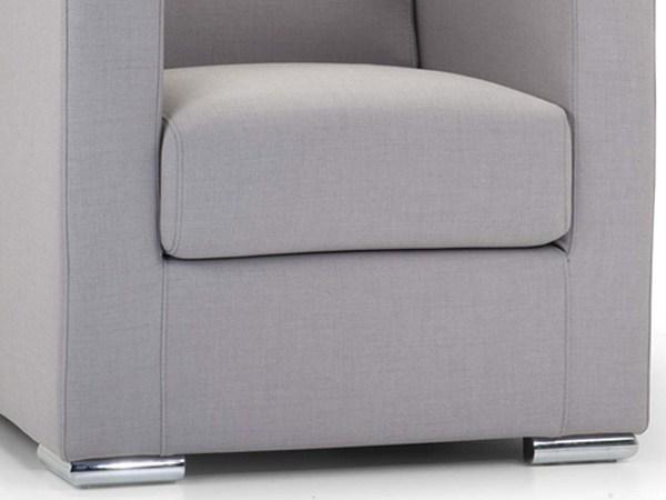 Armchair with removable cover with fire retardant padding | 102 by Domingo salotti