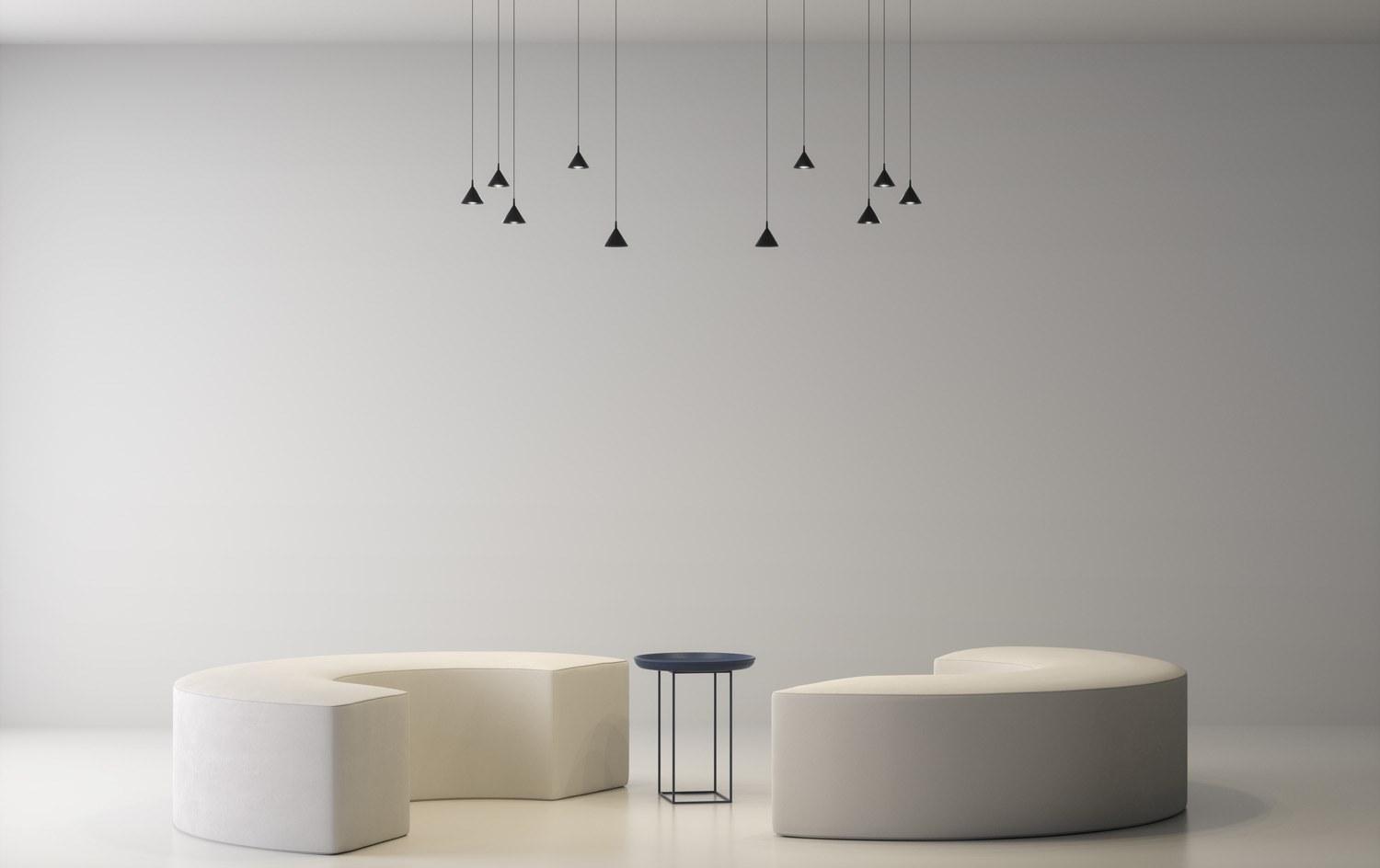 Aluminium and Nylon® pendant lamp | Jewel Mono by Axolight