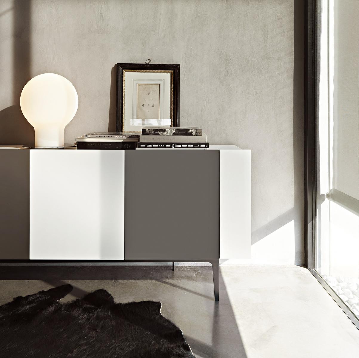 Wooden sideboard with doors | Rainbow by Lema