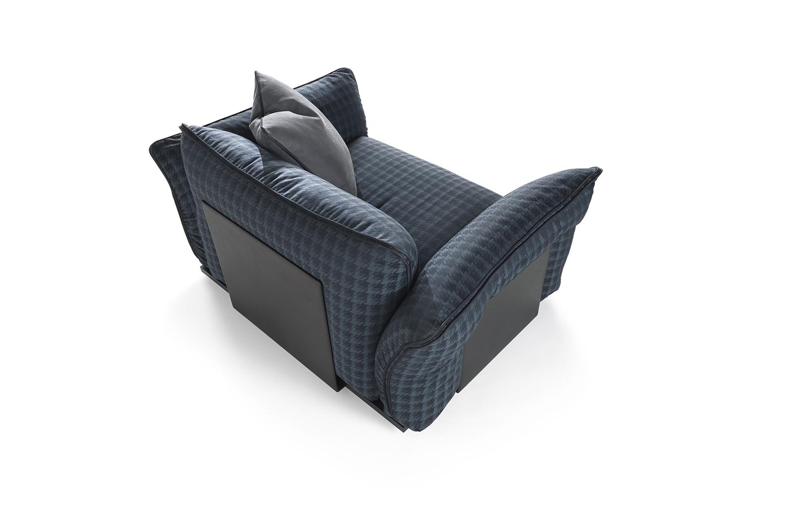 Fabric armchair with armrests | Clapton by Gianfranco Ferre Home