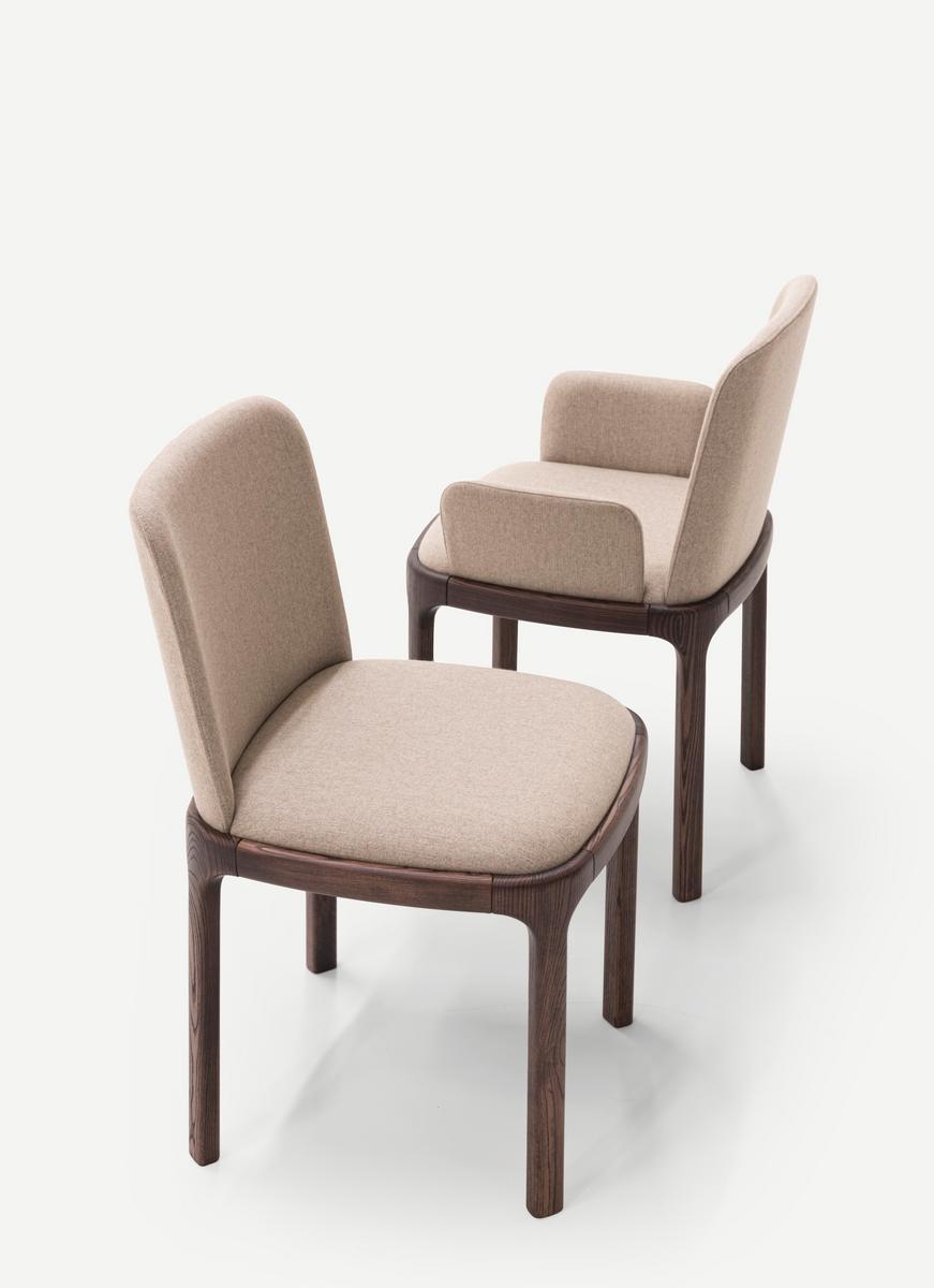 Upholstered leather chair | Inari by Pianca
